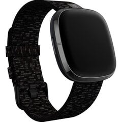 Fitbit Watch Band Woven Small Charcoal cena un informācija | Viedpulksteņu un viedo aproču aksesuāri | 220.lv