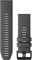 Силиконовый ремешок QuickFit Acc Enduro, сланцево-серого цвета, 26 мм цена и информация | Аксессуары для смарт-часов и браслетов | 220.lv
