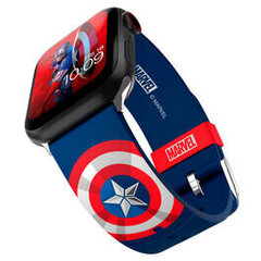 Marvel Captain America Watch Blue cena un informācija | Viedpulksteņu un viedo aproču aksesuāri | 220.lv