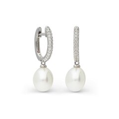 Sudraba auskari un pērlēm Silver Pearls sievietēm W62617089 1000000019181 cena un informācija | Auskari | 220.lv