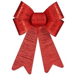 Бант Новогоднее украшение Красный PVC 16 x 24 x 4 cm (12 штук) цена и информация | Рождественские украшения | 220.lv
