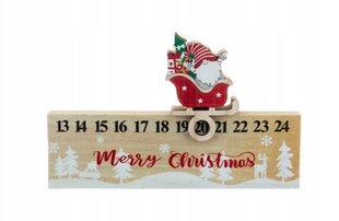 Adventes kalendārs Priecīgus Ziemassvētkus cena un informācija | Ziemassvētku dekorācijas | 220.lv