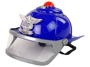 Шлем полицейского со звуковой и световой сиреной цена и информация | Конструктор автомобилей игрушки для мальчиков | 220.lv