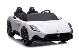 Elektromobilis Maserati MC20, balts cena un informācija | Bērnu elektroauto | 220.lv