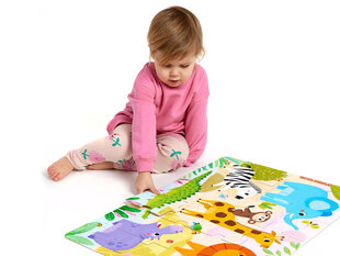 Bērnu puzle Dzīvnieki, 24 d. cena un informācija | Puzles, 3D puzles | 220.lv
