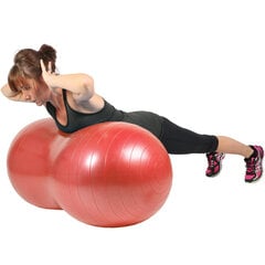 Мяч для упражнений Mambo Max, в форме ореха, красный цена и информация | Гимнастические мячи | 220.lv