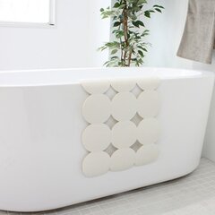 Противоскользящий коврик для ванны Giotto, 40 x 80 см, белый цена и информация | Аксессуары для ванной комнаты | 220.lv