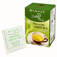 Органический китайский зеленый чай в пакетиках, 2 г х 20 шт. цена и информация | Чай | 220.lv
