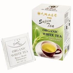 Organiska Ķīnas Baltā tēja paciņās, 2g x 20 cena un informācija | Tēja | 220.lv