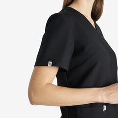 Медицинская блуза для жещин Medaksa Supra, чёрная цена и информация | Медицинская одежда | 220.lv