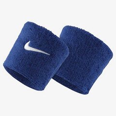 Браслет на запястье Nike Swoosh, синий, 2 шт. цена и информация | Товары для большого тенниса | 220.lv