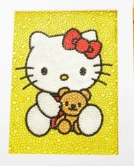 Алмазная мозаика hello kitty 18х18 см (рамка в комплекте) цена и информация | Алмазная мозаика | 220.lv