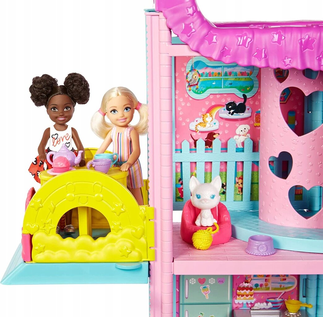 Leļļu māja Barbie Chelsea, 48 cm цена и информация | Rotaļlietas meitenēm | 220.lv