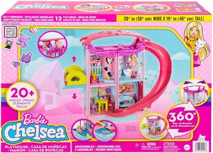 Leļļu māja Barbie Chelsea, 48 cm cena un informācija | Rotaļlietas meitenēm | 220.lv