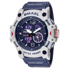 Luksusa ūdensizturīgs vīriešu pulkstenis Smael cena un informācija | Vīriešu pulksteņi | 220.lv