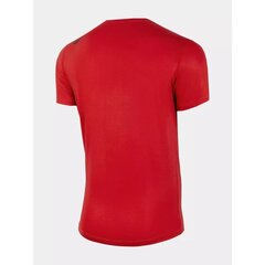 4F krekls vīriešiem, sarkans cena un informācija | Vīriešu T-krekli | 220.lv