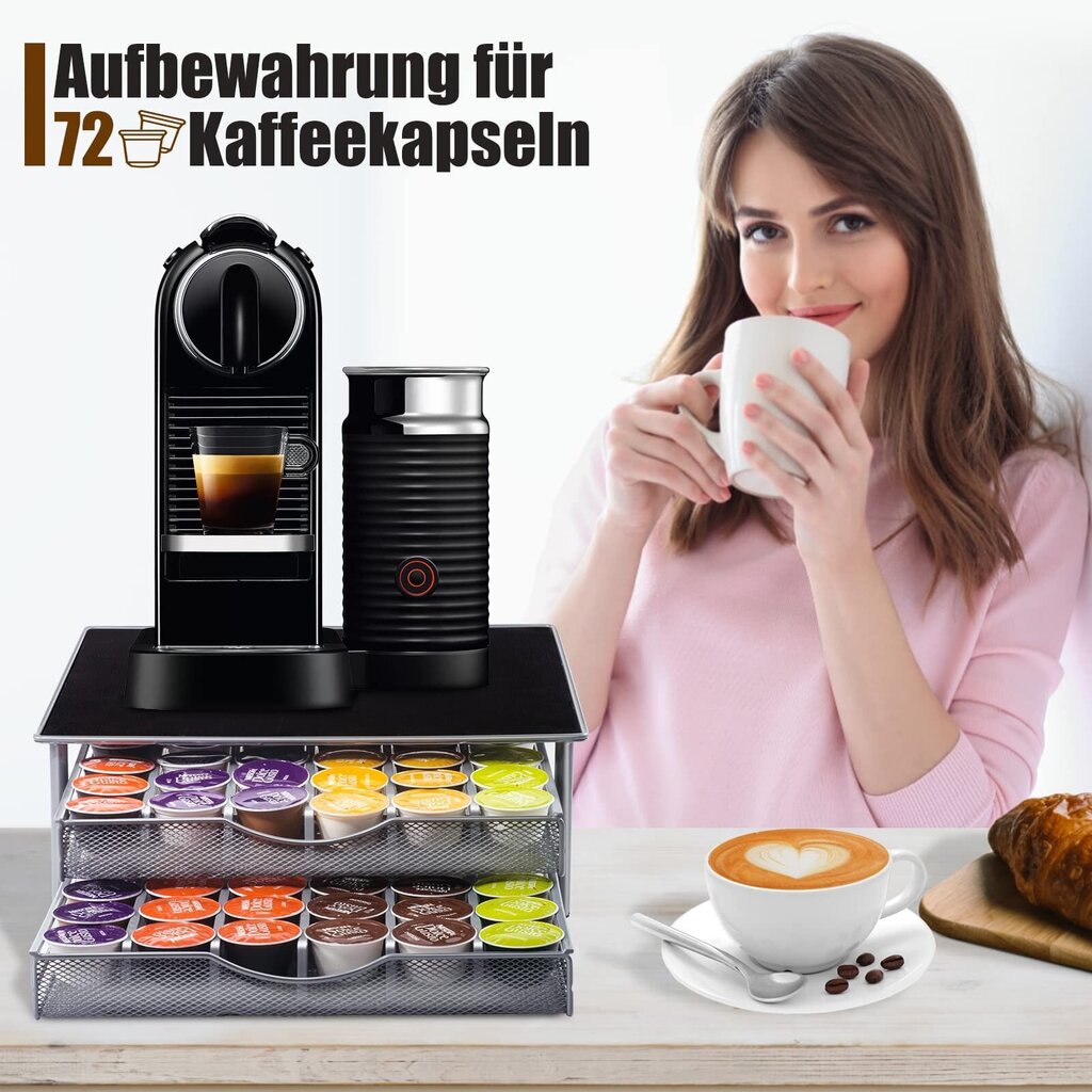 Dolce Gusto Kafijas kapsulu turētājs, 72 kapsulām cena un informācija | Virtuves piederumi | 220.lv