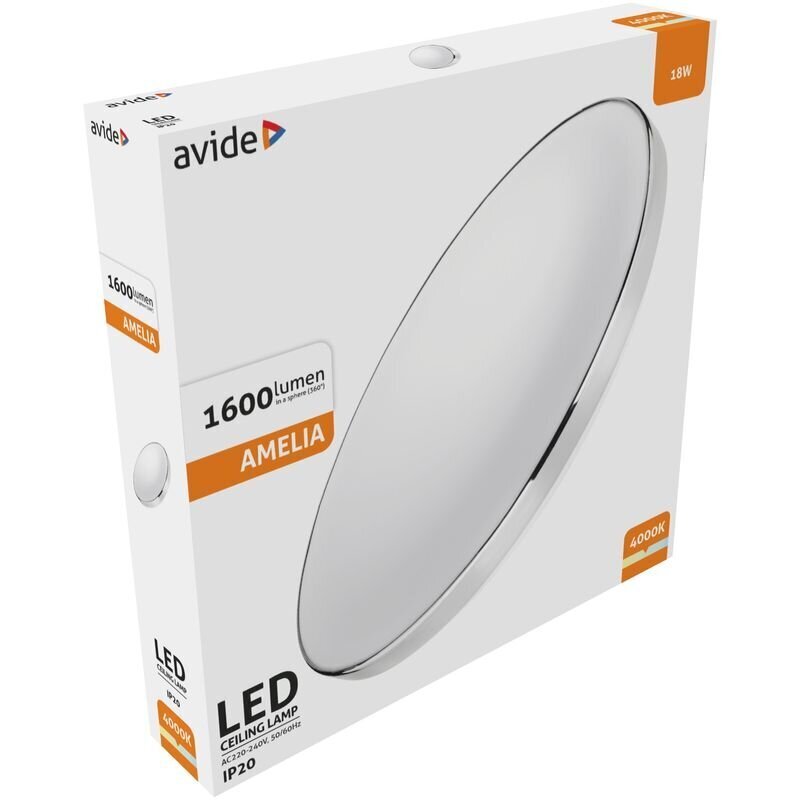 LED Griestu lampa AVIDE Amelia 18W цена и информация | Griestu lampas | 220.lv