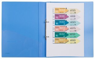 Mape Axent, A4, 700mkr, 25mm cena un informācija | Kancelejas preces | 220.lv