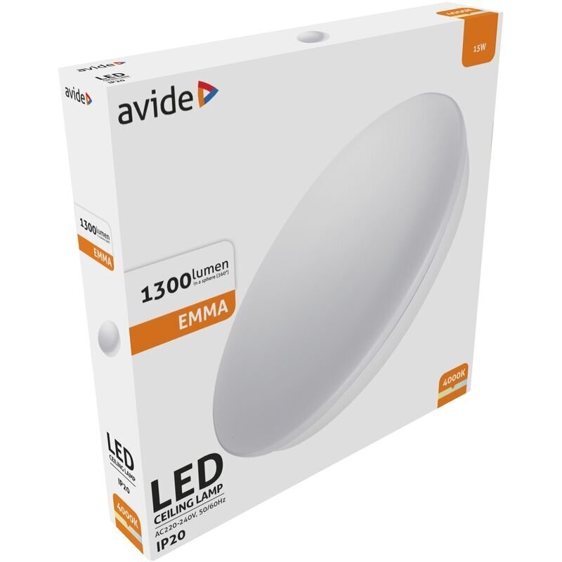 LED griestu lampa AVIDE Emma 15W цена и информация | Griestu lampas | 220.lv