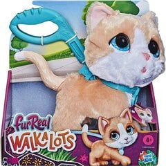 Kaķēns pie pavadas Hasbro, bēšs/balts цена и информация | Мягкие игрушки | 220.lv