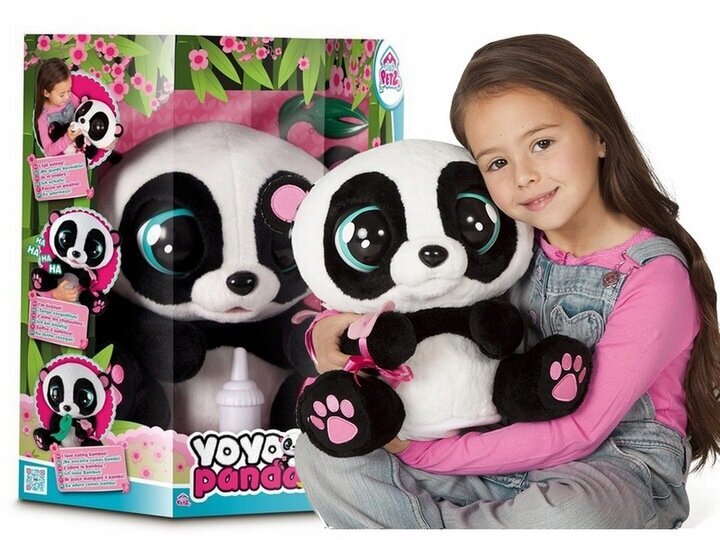 Interaktīva rotaļlieta Yoyo Panda, 43,5 cm cena un informācija | Rotaļlietas zīdaiņiem | 220.lv