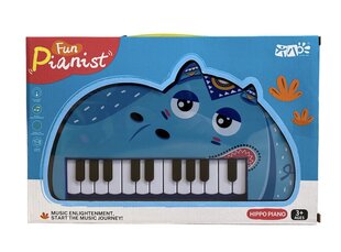 Bērnu klavieres Hippo Piano, 22 taustiņi цена и информация | Развивающие игрушки | 220.lv