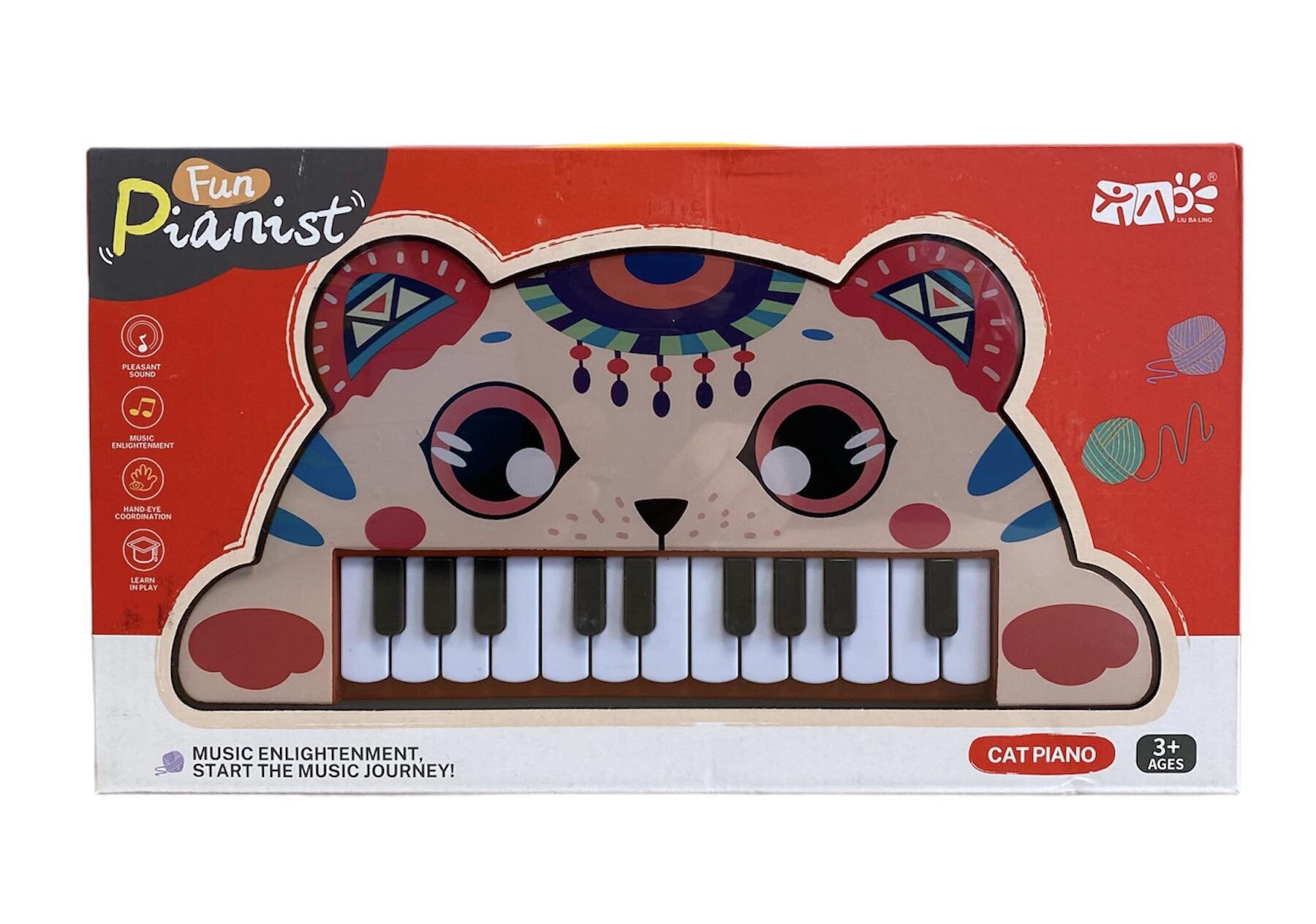 Bērnu klavieres Cat Piano, 22 taustiņi цена | 220.lv