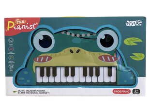 Bērnu klavieres Frog Piano, 22 taustiņi цена и информация | Развивающие игрушки | 220.lv