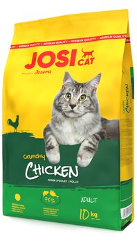 Josera JosiCat Crunchy Chicken для взрослых кошек с курицей, 10 кг цена и информация | Сухой корм для кошек | 220.lv