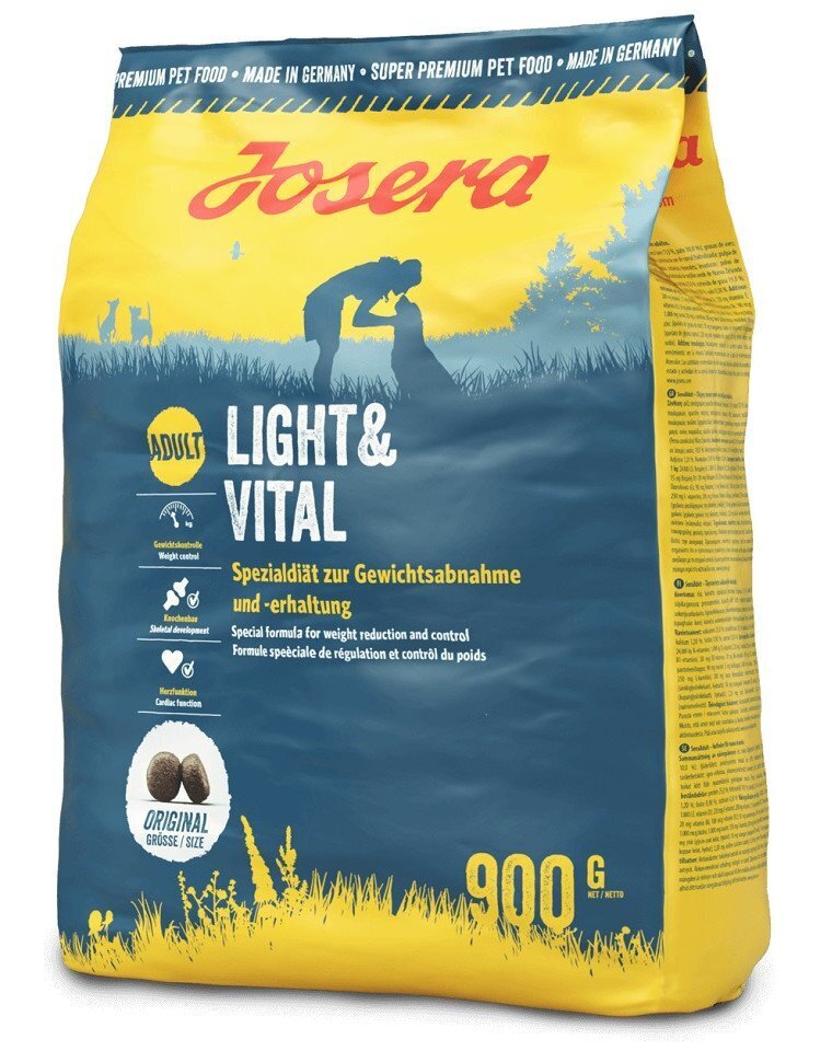 Josera Light & Vital, 5x900 g цена и информация | Sausā barība suņiem | 220.lv