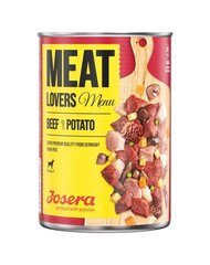 Josera Meatlovers Menu ar liellopu gaļu un kartupeļiem, 6x800 g cena un informācija | Konservi suņiem | 220.lv