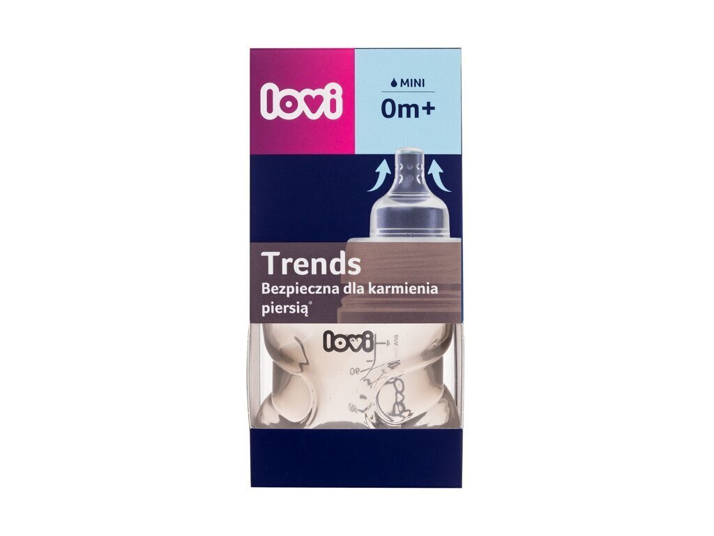 Pudele Lovi Trends, 0 mēn+, 120 ml цена и информация | Bērnu pudelītes un to aksesuāri | 220.lv