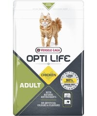 Versele Laga Opti Life pieaugušiem kaķiem, ar vistu, 2.5 kg цена и информация | Сухой корм для кошек | 220.lv