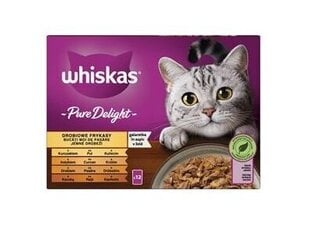 Whiskas с курицей, индейкой, птицей и уткой, 48х85 г цена и информация | Консервы для котов | 220.lv