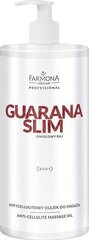 Антицеллюлитное массажное масло Farmona Professional Guarana Slim Anti-Cellulite, 950 мл kaina ir informacija | Антицеллюлитные кремы, средства для упругости кожи | 220.lv