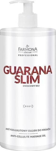 Anticelulīta masāžas eļļa Farmona Professional Guarana Slim Anti-Cellulite, 950 ml цена и информация | Pretcelulīta līdzekļi, kosmētika ādas nostiprināšanai | 220.lv