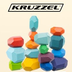 Balansēšanas akmentiņu spēle Kruzzel cena un informācija | Attīstošās rotaļlietas | 220.lv