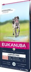 Eukanuba Senior lielu šķirņu suņiem ar zivīm, 12 kg cena un informācija | Sausā barība suņiem | 220.lv