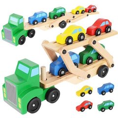 Деревянный грузовик Kruzzel цена и информация | Конструктор автомобилей игрушки для мальчиков | 220.lv