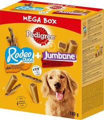 Pedigree Mega Box Rodeo Duos Jumbone kārums suņiem, 780 g cena un informācija | Gardumi suņiem | 220.lv