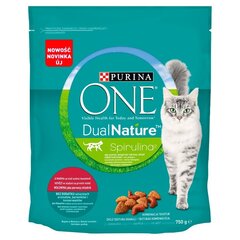 Purina One Dual Nature kaķiem ar liellopa gaļu, 750 g cena un informācija | Sausā barība kaķiem | 220.lv