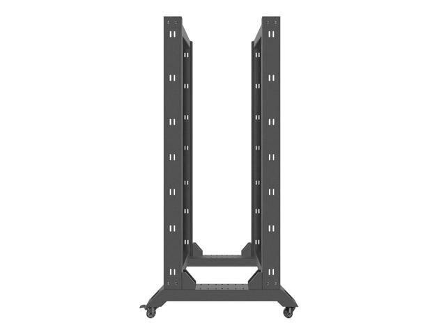 Servera skapis Lanberg OR01-6832-B, 600x800 mm, melns цена и информация | Piederumi korpusiem | 220.lv