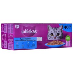 Whiskas Fish Favourites in jelly kaķiem, 40x85 g cena un informācija | Whiskas Zoo preces | 220.lv