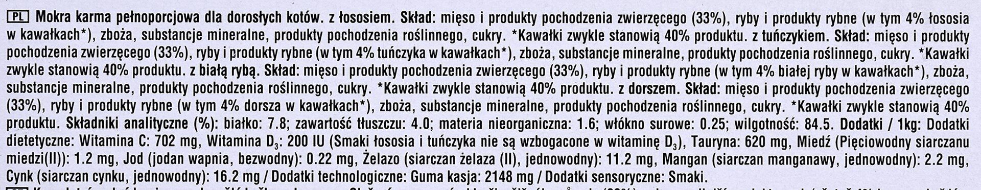 Whiskas Fish Favourites in jelly kaķiem, 40x85 g цена и информация | Gardumi kaķiem | 220.lv