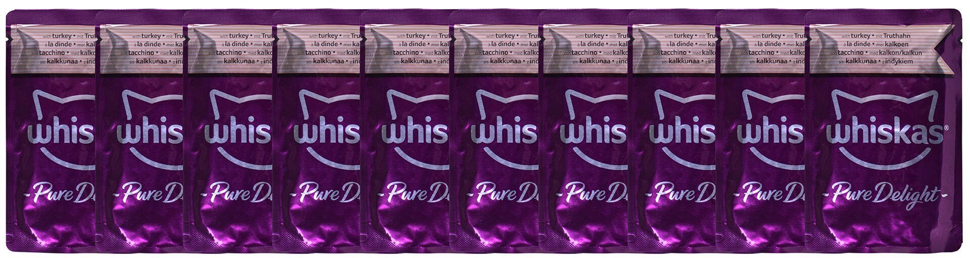 Whiskas Pure Delight komplekts kaķiem, 40 x 85 g цена и информация | Konservi kaķiem | 220.lv