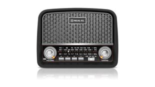 REAL-EL X-520, радио, FM/AM/SW, USB, SD-карта, питание от аккумулятора цена и информация | Радиоприемники и будильники | 220.lv