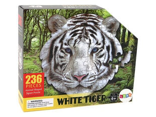 Пазл "Белый тигр" 236 деталей цена и информация | Пазлы | 220.lv