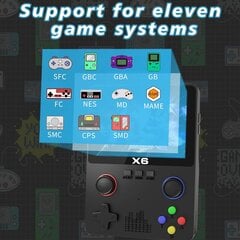 Ретро-консоль HappyJoe X6, 64 Гб, 10000+ игр цена и информация | Игровые приставки | 220.lv