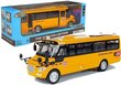 Metāla skolas autobuss ar gaismas un skaņas efektiem cena un informācija | Rotaļlietas zēniem | 220.lv